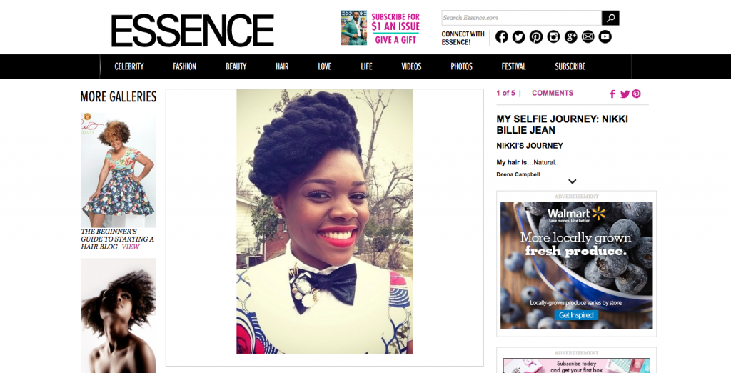 My Selfie Journey-Nikki Billie Jean