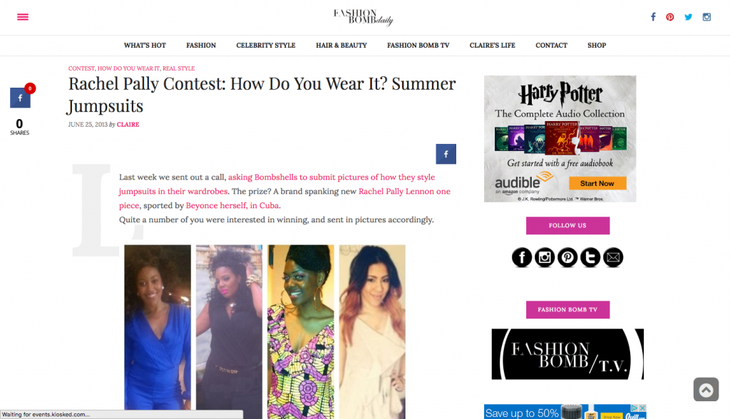 Nikki Billie Jean in Fashion Bomb Daily