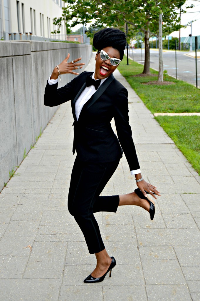 Nikki Billie Jean's H&M Tuxedo Jacket & Pants 8